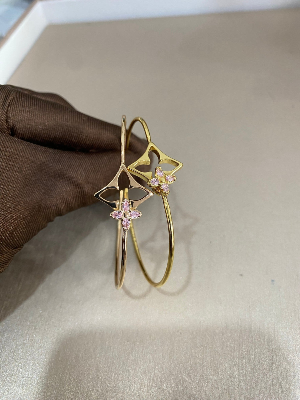 [OrnoraJewelry]Pink Diamond Bracelet