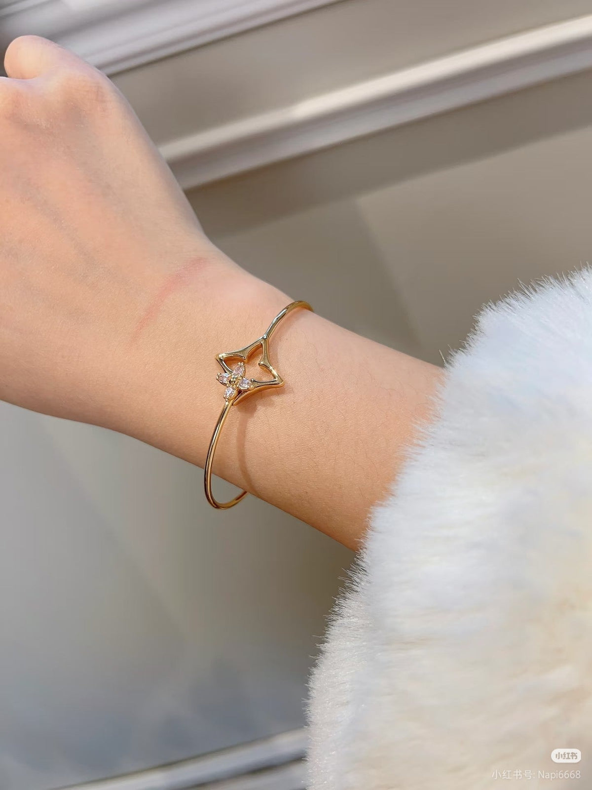 [OrnoraJewelry]Pink Diamond Bracelet