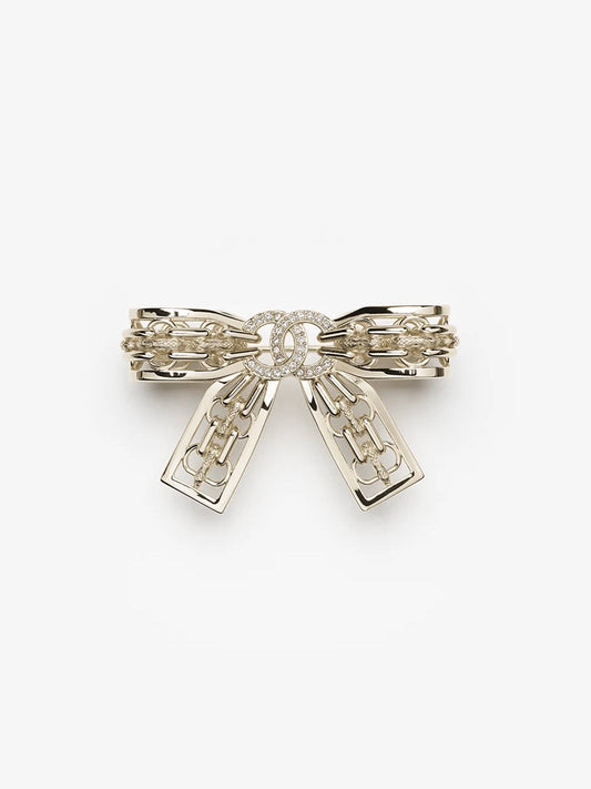 [OrnoraJewelry]25K Hollow Bow Brooch