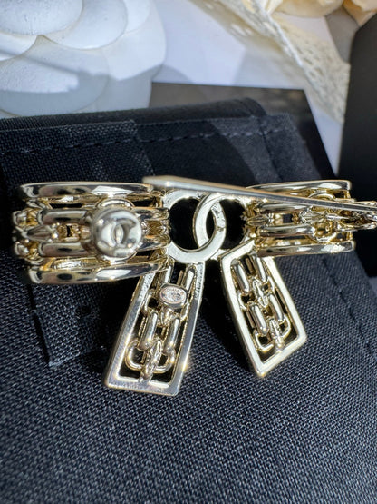 [OrnoraJewelry]25K Hollow Bow Brooch