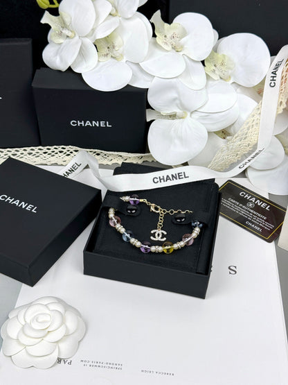 [OrnoraJewelry]Colorful Transparent Resin Bracelet