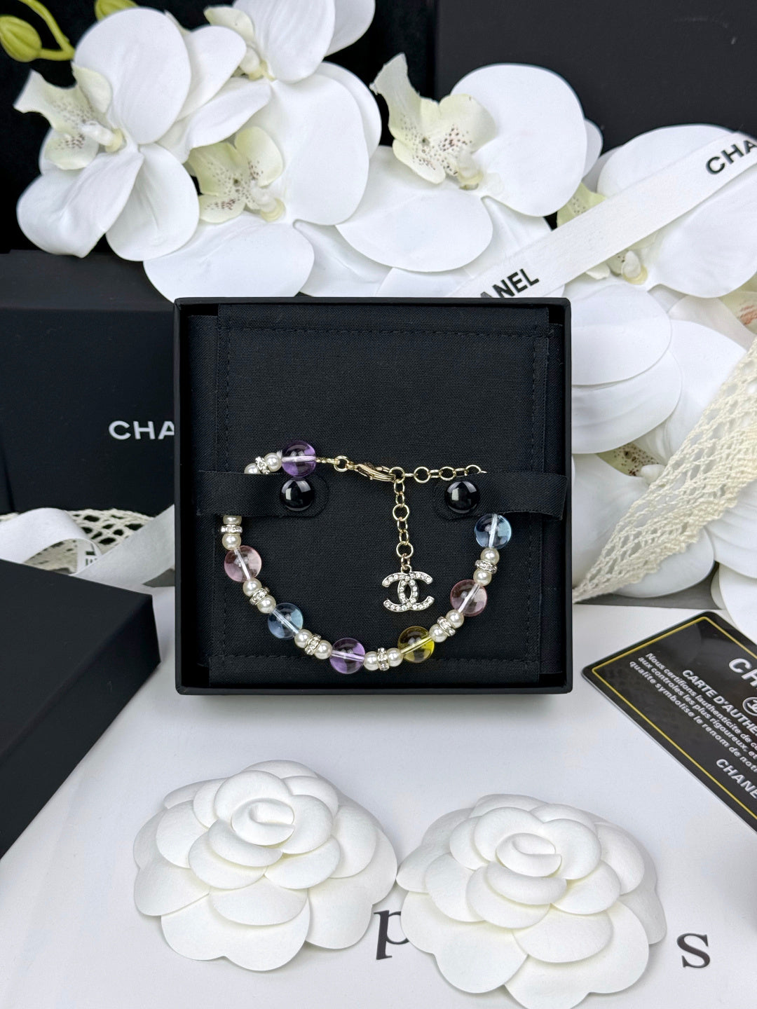 [OrnoraJewelry]Colorful Transparent Resin Bracelet