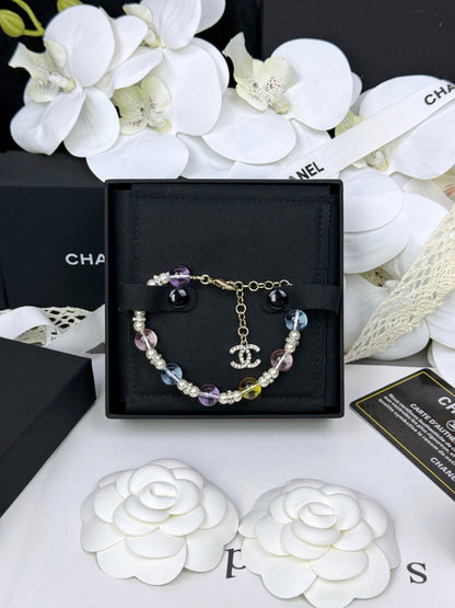[OrnoraJewelry]Colorful Transparent Resin Bracelet