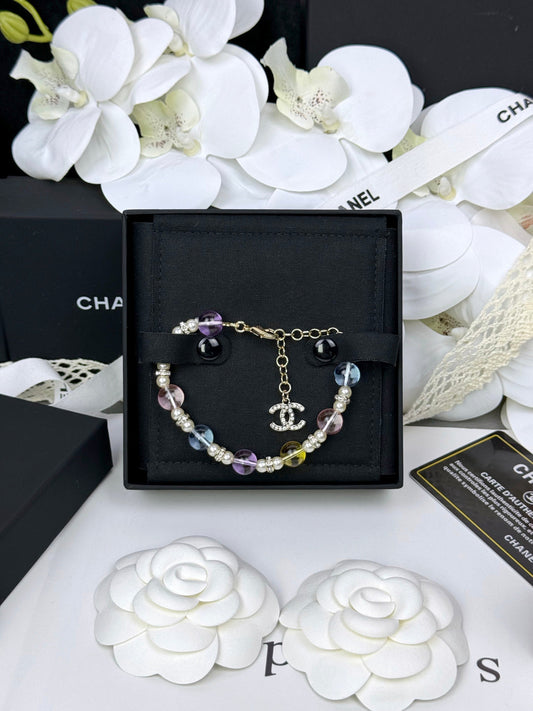 [OrnoraJewelry]Colorful Transparent Resin Bracelet
