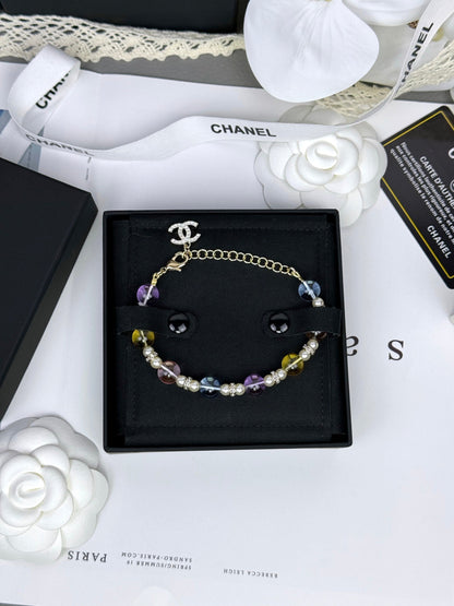 [OrnoraJewelry]Colorful Transparent Resin Bracelet
