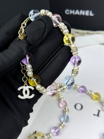 [OrnoraJewelry]Colorful Transparent Resin Bracelet
