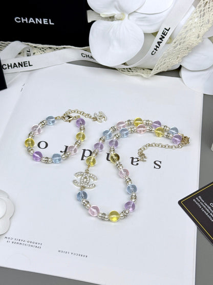 [OrnoraJewelry]Colorful Transparent Resin Bracelet