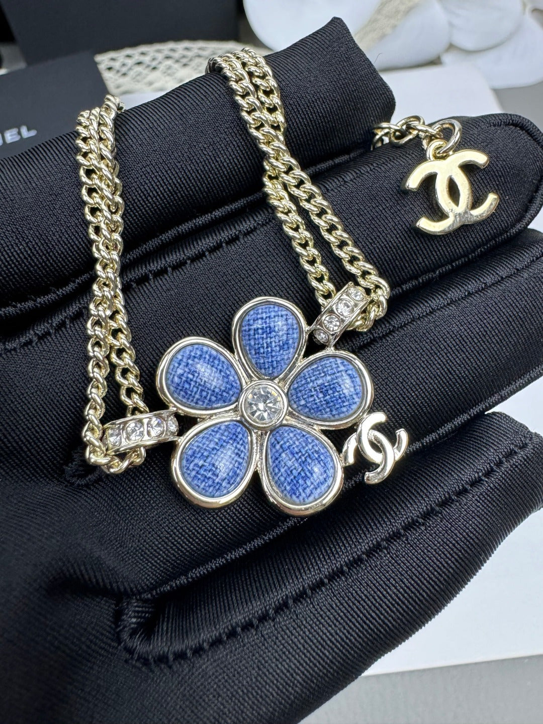 [OrnoraJewelry]VOLTE New Blue Floral Double-Layer Bracelet