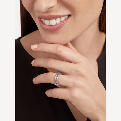 [OrnoraJewelry]ZERO 1 ONE-BAND WITH OPENWORK LOGO SPIRAL RING