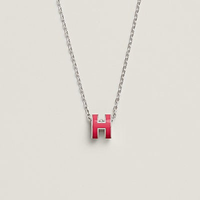 [OrnoraJewelry]H NECKLACE PINK
