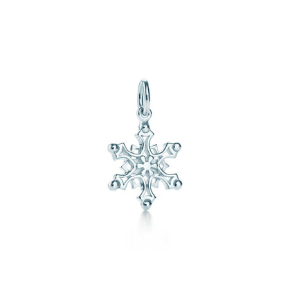 [Ornora Jewelry]STERLING SILVER SNOWFLAKE PENDANT NECKLACE