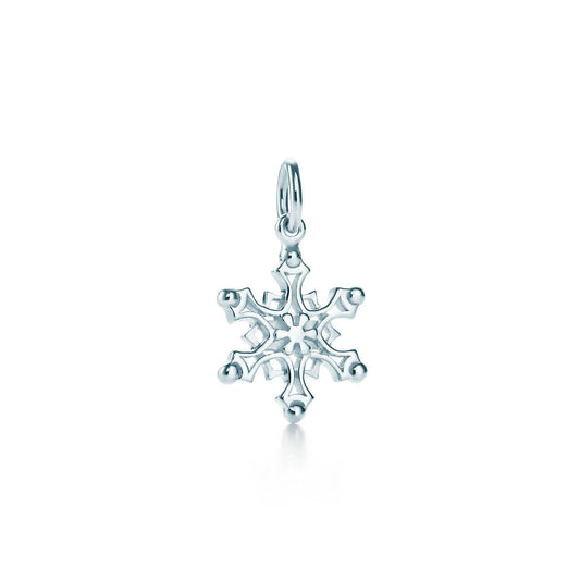 [Ornora Jewelry]STERLING SILVER SNOWFLAKE PENDANT NECKLACE