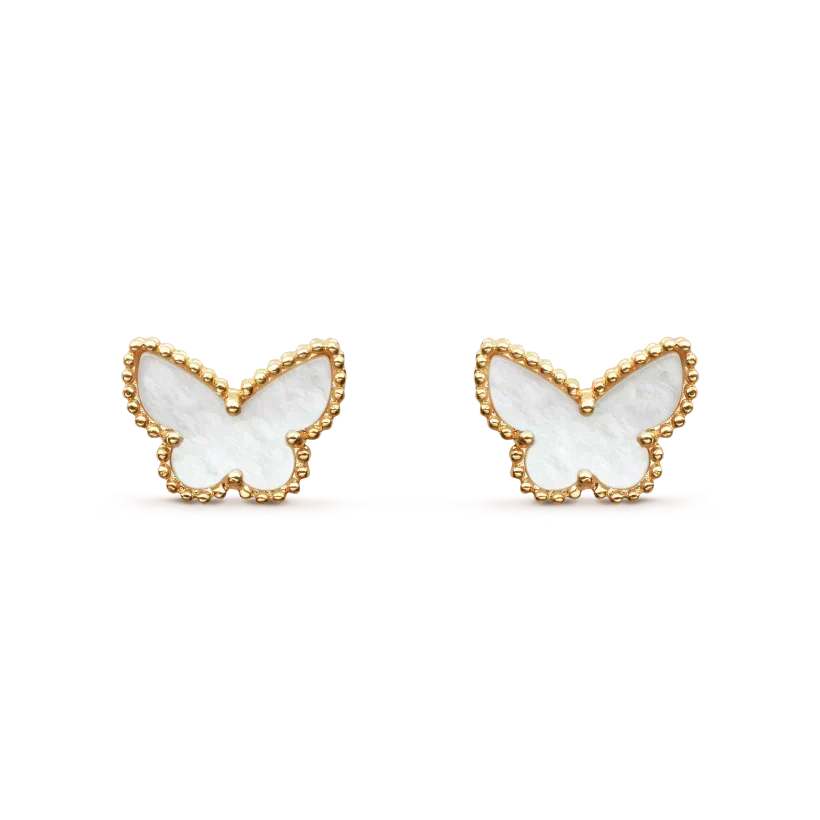 [OrnoraJewelry]SWEET BUTTERFLY MOP EARSTUDS