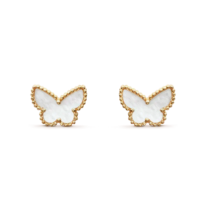 [OrnoraJewelry]SWEET BUTTERFLY MOP EARSTUDS