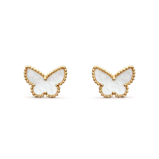 [OrnoraJewelry]SWEET BUTTERFLY MOP EARSTUDS