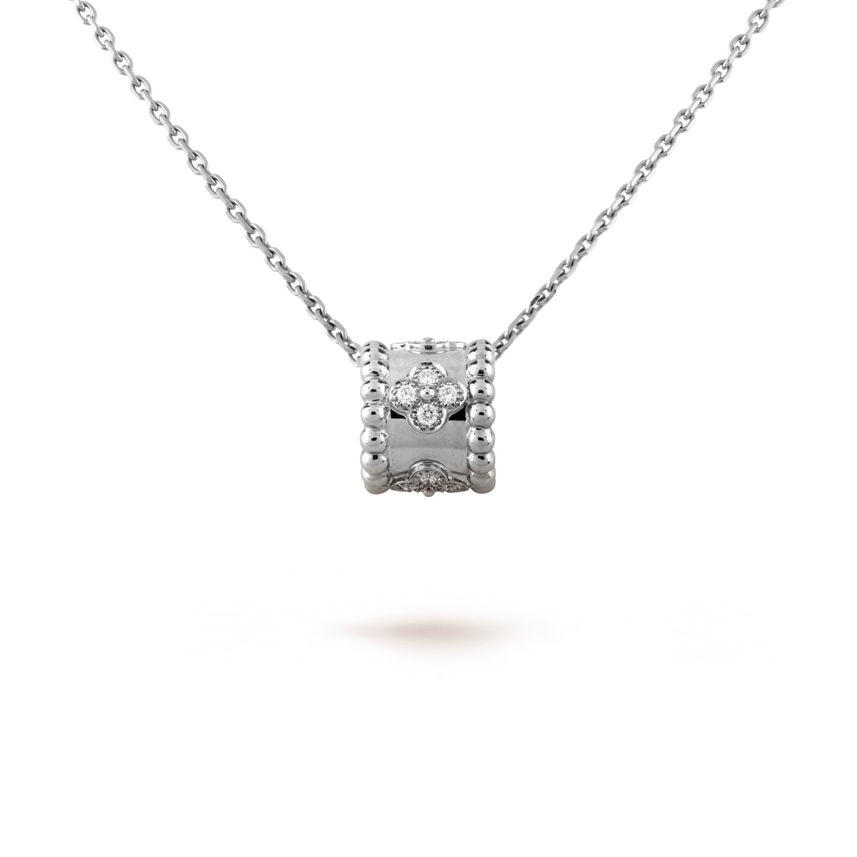 [OrnoraJewelry]PERLEE PEDANT SIVLER DIAMOND NECKLACE