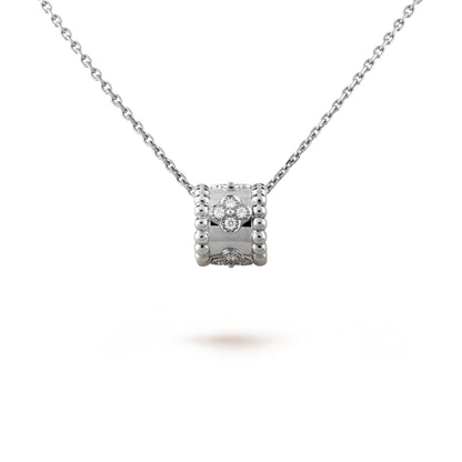 [OrnoraJewelry]PERLEE PEDANT SIVLER DIAMOND NECKLACE