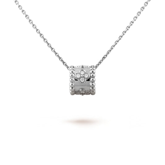 [OrnoraJewelry]PERLEE PEDANT SIVLER DIAMOND NECKLACE
