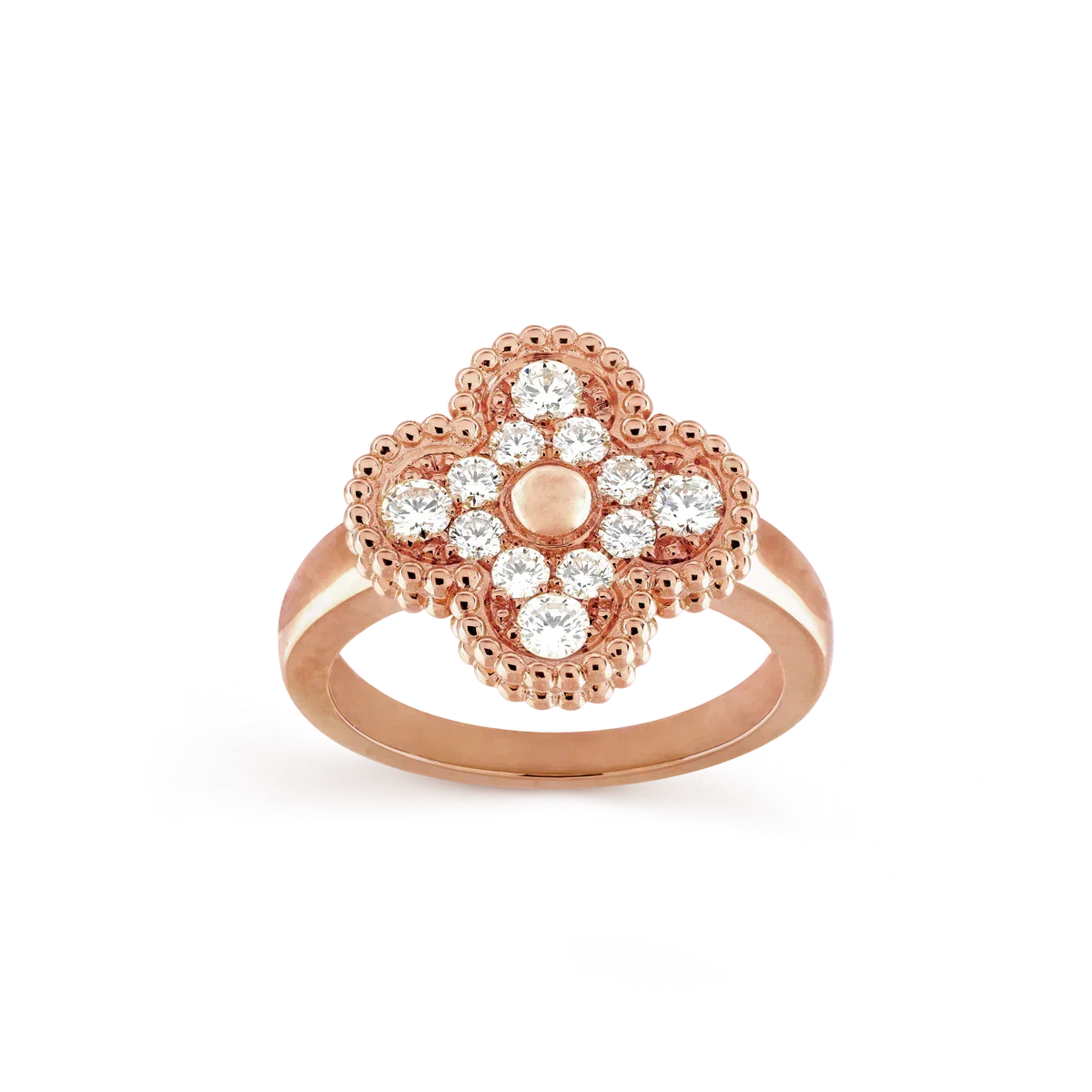 [OrnoraJewelry]CLOVER DIAMOND RING