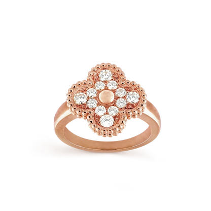 [OrnoraJewelry]CLOVER DIAMOND RING