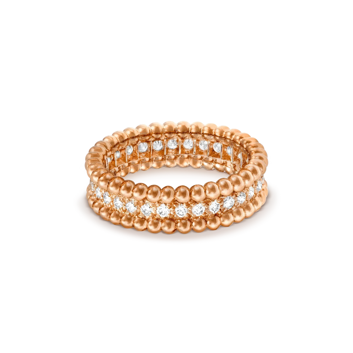 [OrnoraJewelry]PERLEE DIAMOND ROSE GOLD RING