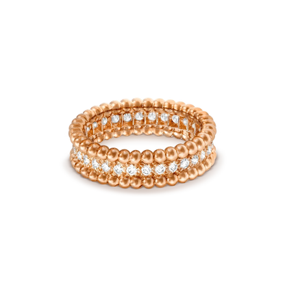 [OrnoraJewelry]PERLEE DIAMOND ROSE GOLD RING
