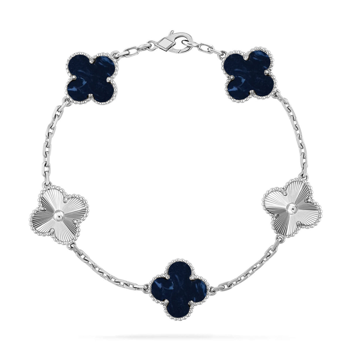[OrnoraJewelry]CLOVER 5 MOTIF PIETERSITE BRACELET COLLECTION
