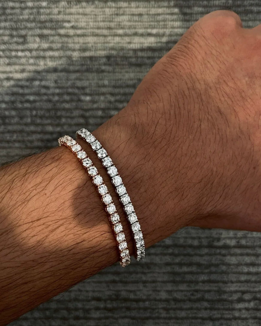 [OrnoraJewelry]  CLASSIC BASEBALL BRACELAT, 52 DIAMOND