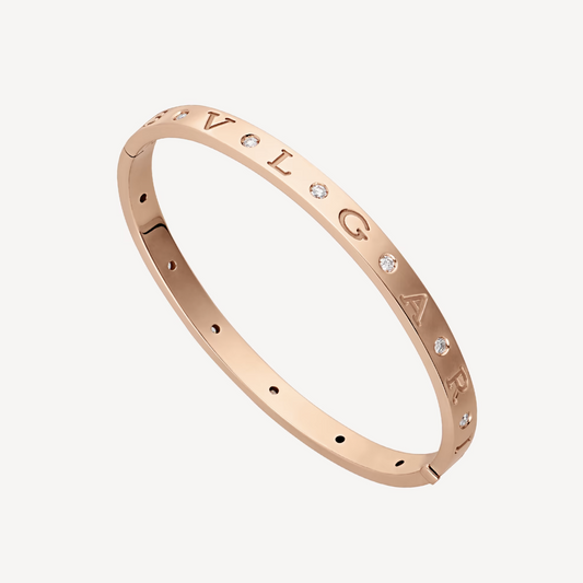 [OrnoraJewelry]ZERO 1 PINK GOLD 12 DIAMONDS BRACELET
