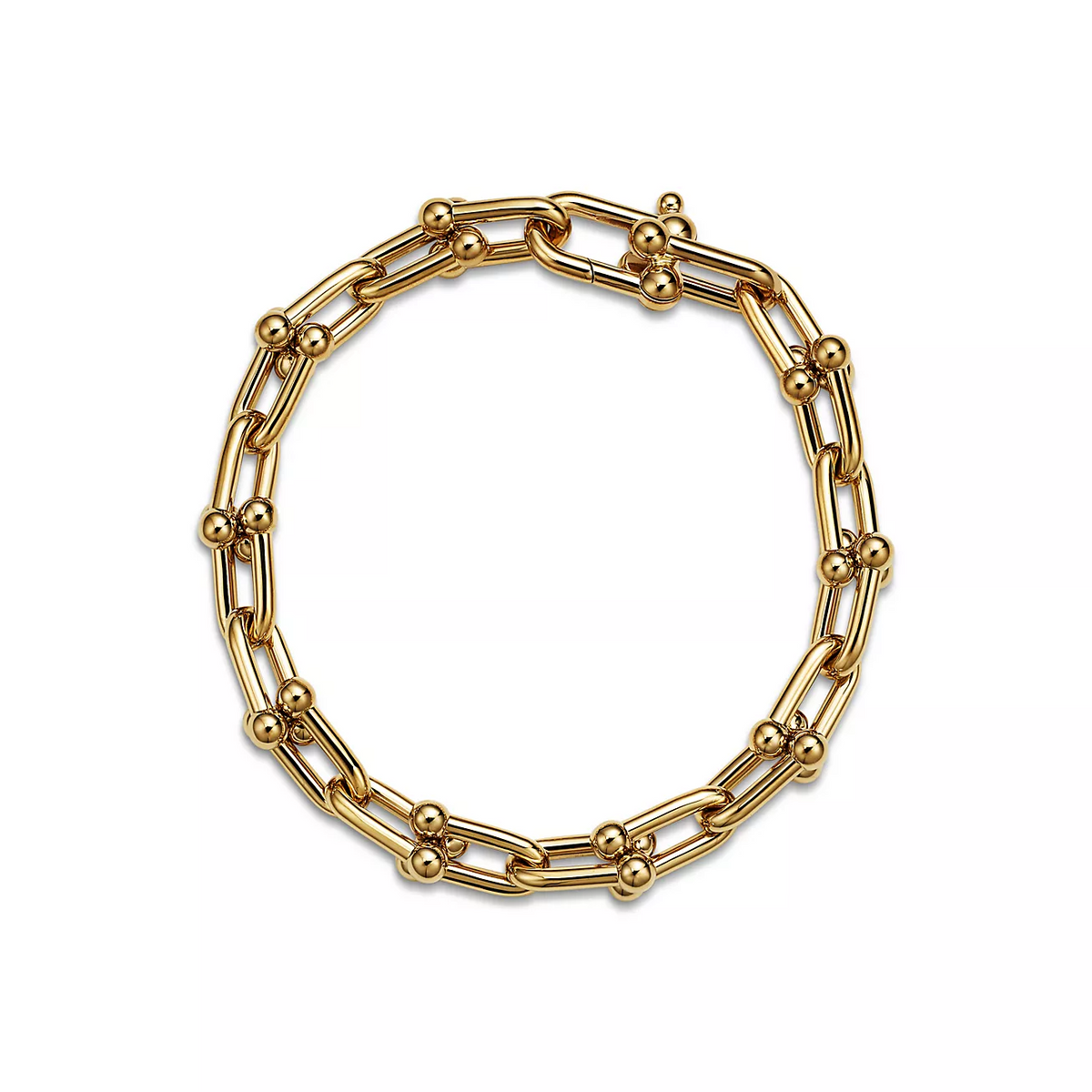 [Ornora Jewelry]HARDWEAR MEDIUM LINK 20 MOTIF GOLD BRACELET
