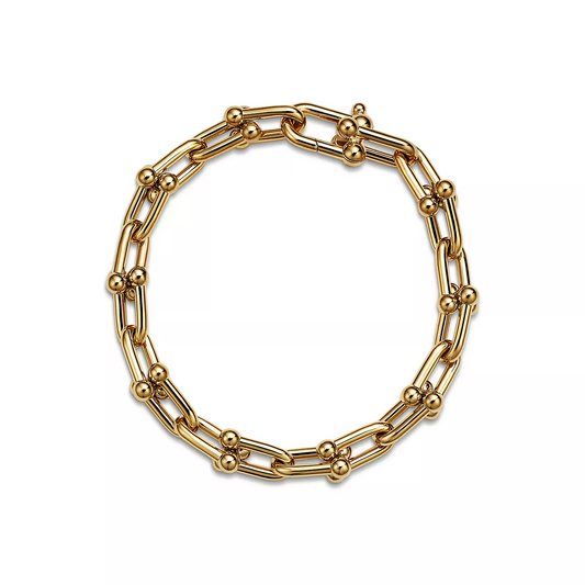 [Ornora Jewelry]HARDWEAR MEDIUM LINK 20 MOTIF GOLD BRACELET