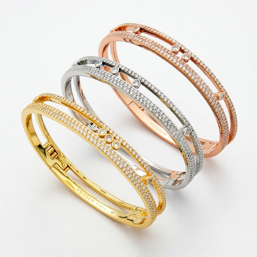 [OrnoraJewelry]Move Romane pavé bangle