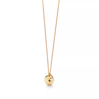 [Ornora Jewelry]BALL PENDANT 12.75MM NECKLACE
