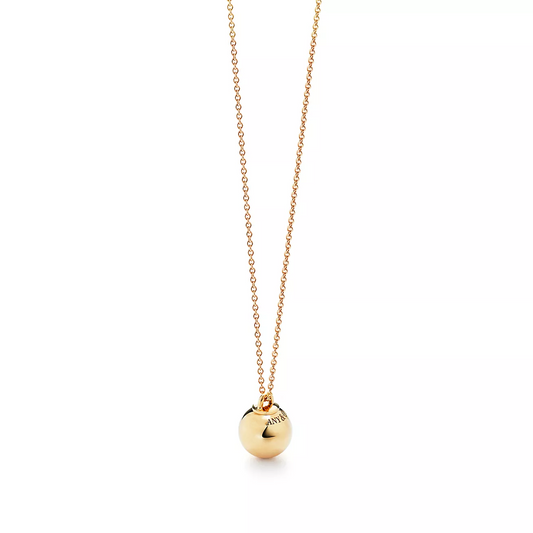 [Ornora Jewelry]BALL PENDANT 12.75MM NECKLACE