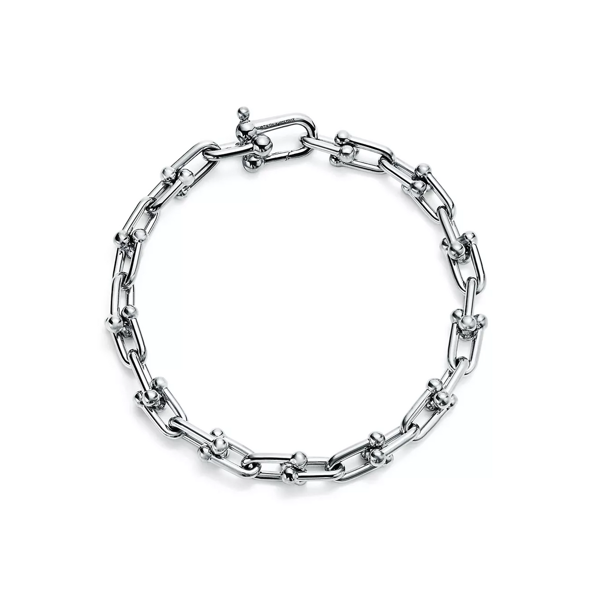 [Ornora Jewelry]HARDWEAR SMALL LINK 26 MOTIF SILVER BRACELET