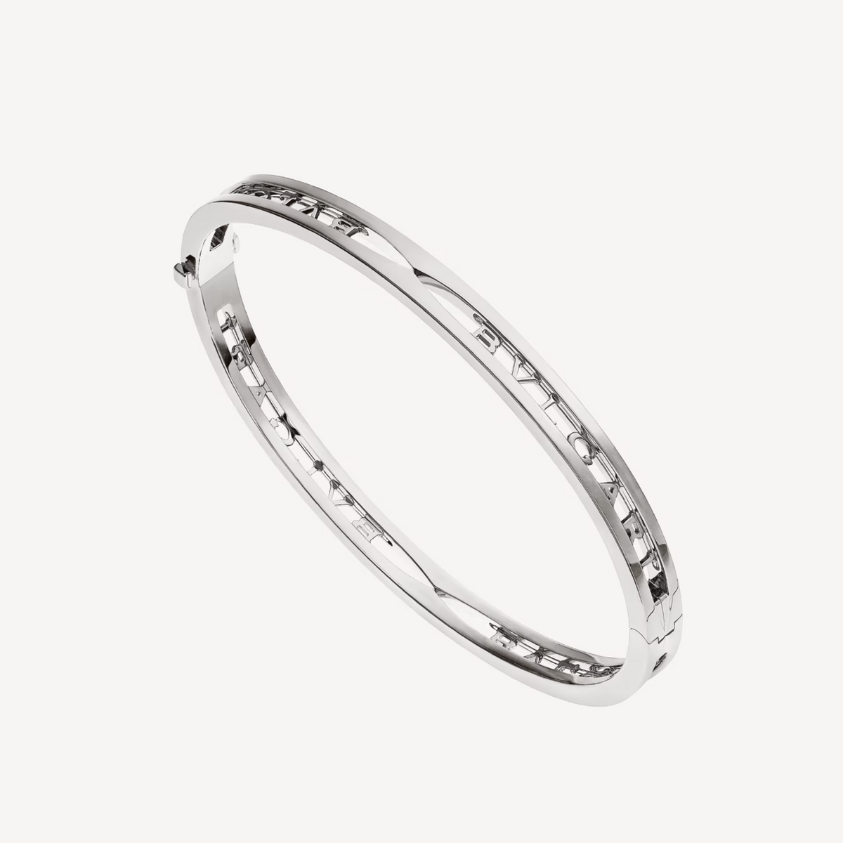 [OrnoraJewelry]ZERO 1 SPIRAL LOGO SILVER BRACELET
