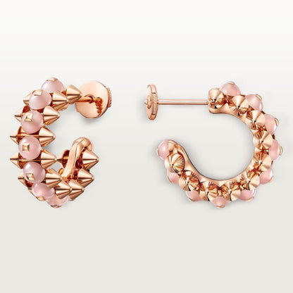 [OrnoraJewelry]CLASH 7.9MM AGATE CHALCEDONY EARRINGS