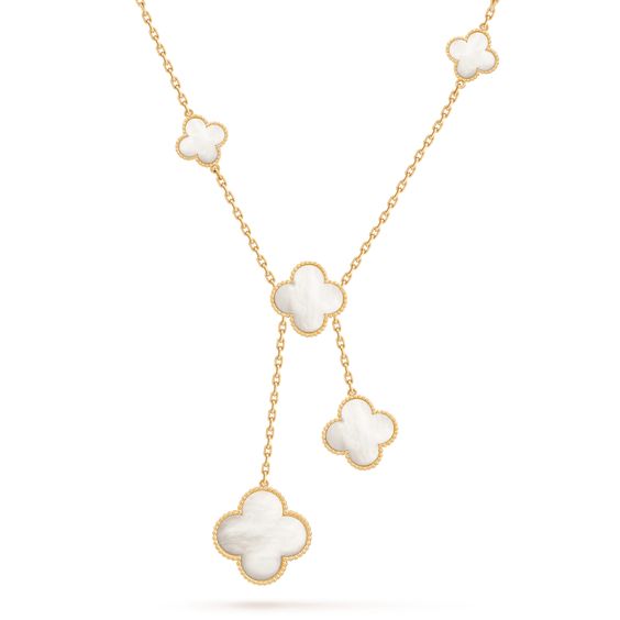 [OrnoraJewelry]CLOVER MOTHER OF PEARL NECKLACE 6 MOTIF
