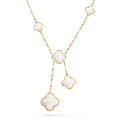 [OrnoraJewelry]CLOVER MOTHER OF PEARL NECKLACE 6 MOTIF