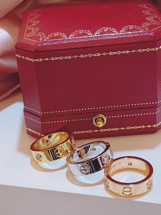 [OrnoraJewelry]Three-Diamond Ring