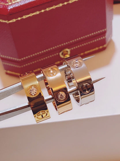 [OrnoraJewelry]Three-Diamond Ring
