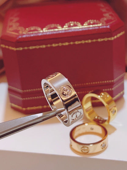 [OrnoraJewelry]Three-Diamond Ring