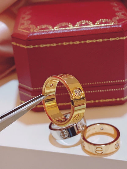 [OrnoraJewelry]Three-Diamond Ring