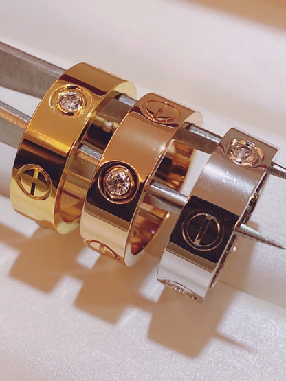 [OrnoraJewelry]Three-Diamond Ring