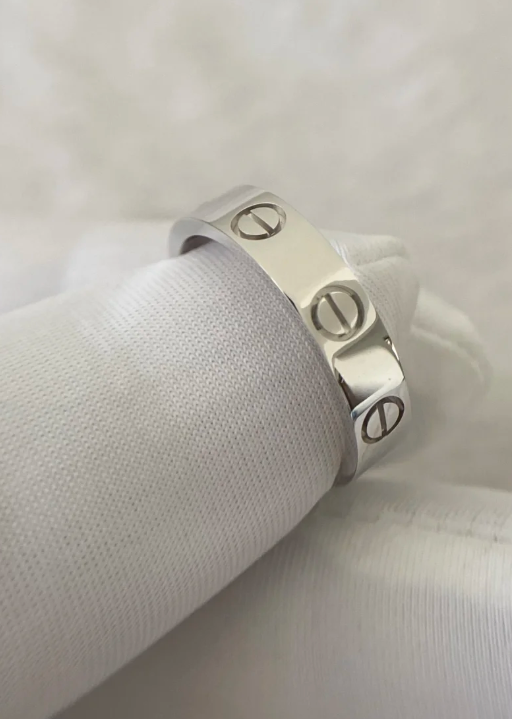 [OrnoraJewelry]LOVE RING 4MM 1 DIAMOND SILVER