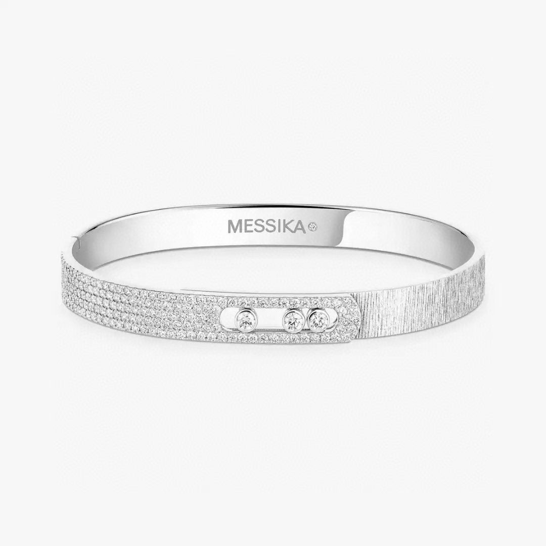 [OrnoraJewelry]2026 BRAND-NEW FROSTED BRACELET WITH DIAMONDS THREE COLORS