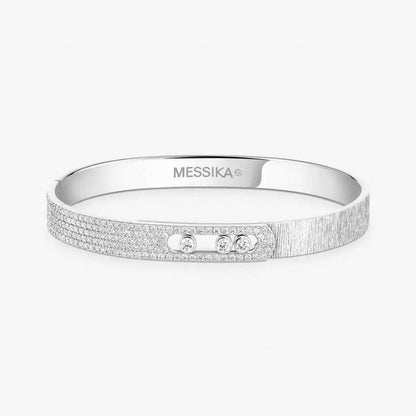 [OrnoraJewelry]2026 BRAND-NEW FROSTED BRACELET WITH DIAMONDS THREE COLORS