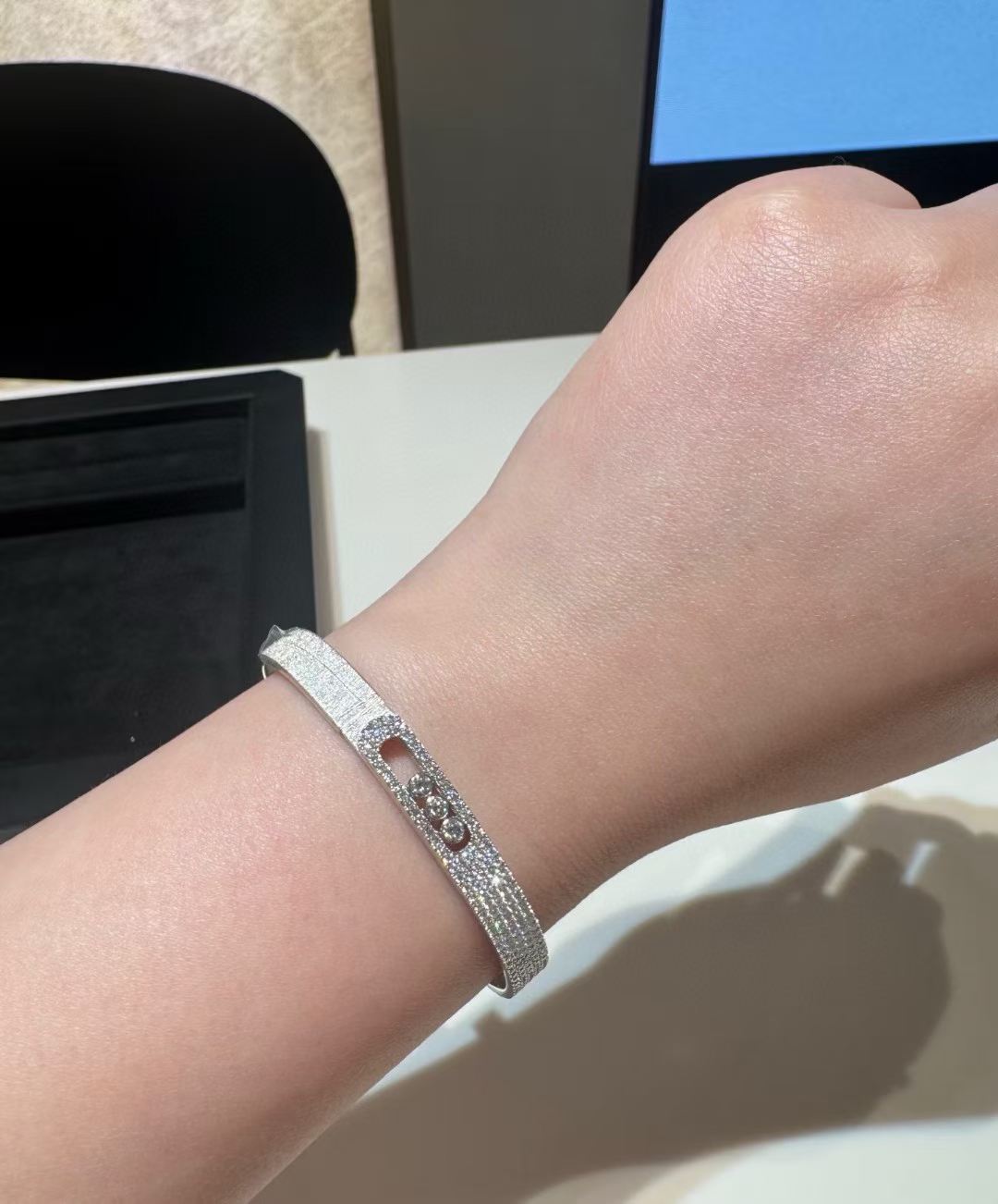 [OrnoraJewelry]2026 BRAND-NEW FROSTED BRACELET WITH DIAMONDS THREE COLORS
