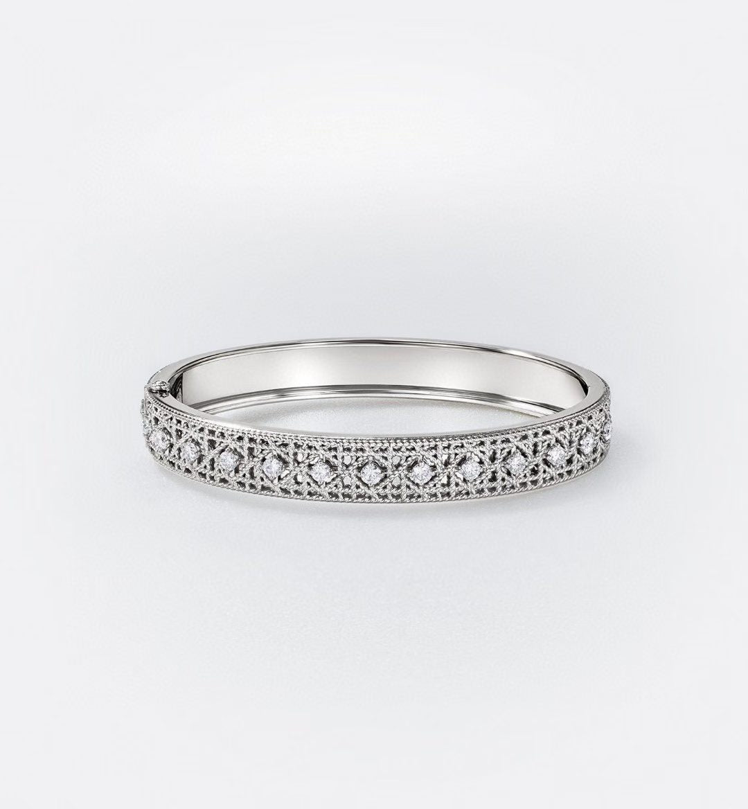 [OrnoraJewelry]2026 WOVEN-PATTERN BRACELET SET WITH FULL DIAMOND INLAY THREE-COLORS