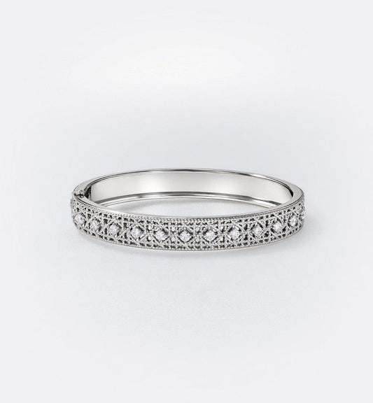 [OrnoraJewelry]2026 WOVEN-PATTERN BRACELET SET WITH FULL DIAMOND INLAY THREE-COLORS
